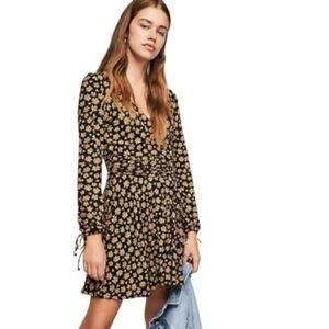 Free People Pradera Wrap Mini Dress